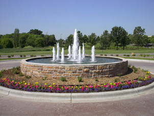 Pool Fountain - Cascade Fountain, Spray Ring Fountain, Architectural Fountain, Decorative Fountain 