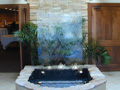 Concrete Pool and Glass Waterwalls