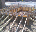 FOUNTAIN FORM AND BRACING