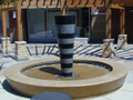 FINISHED GRANITE PILLAR FOUNTAIN