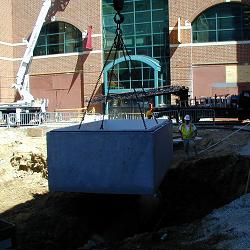 Decorative Fountain Vault Installation