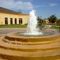 Stepped Pool Fountain, Concrete Pool Fountiain