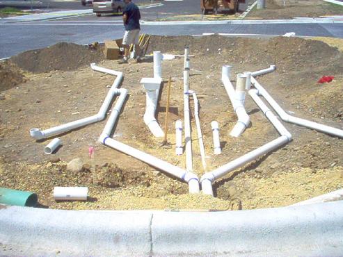 Spray Ring Fountain Plumbing